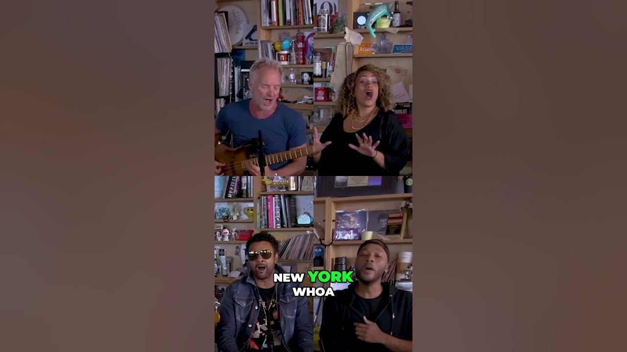 Sting and Shaggy - An Englishman in New York (NPR Music Tiny Desk Concert)