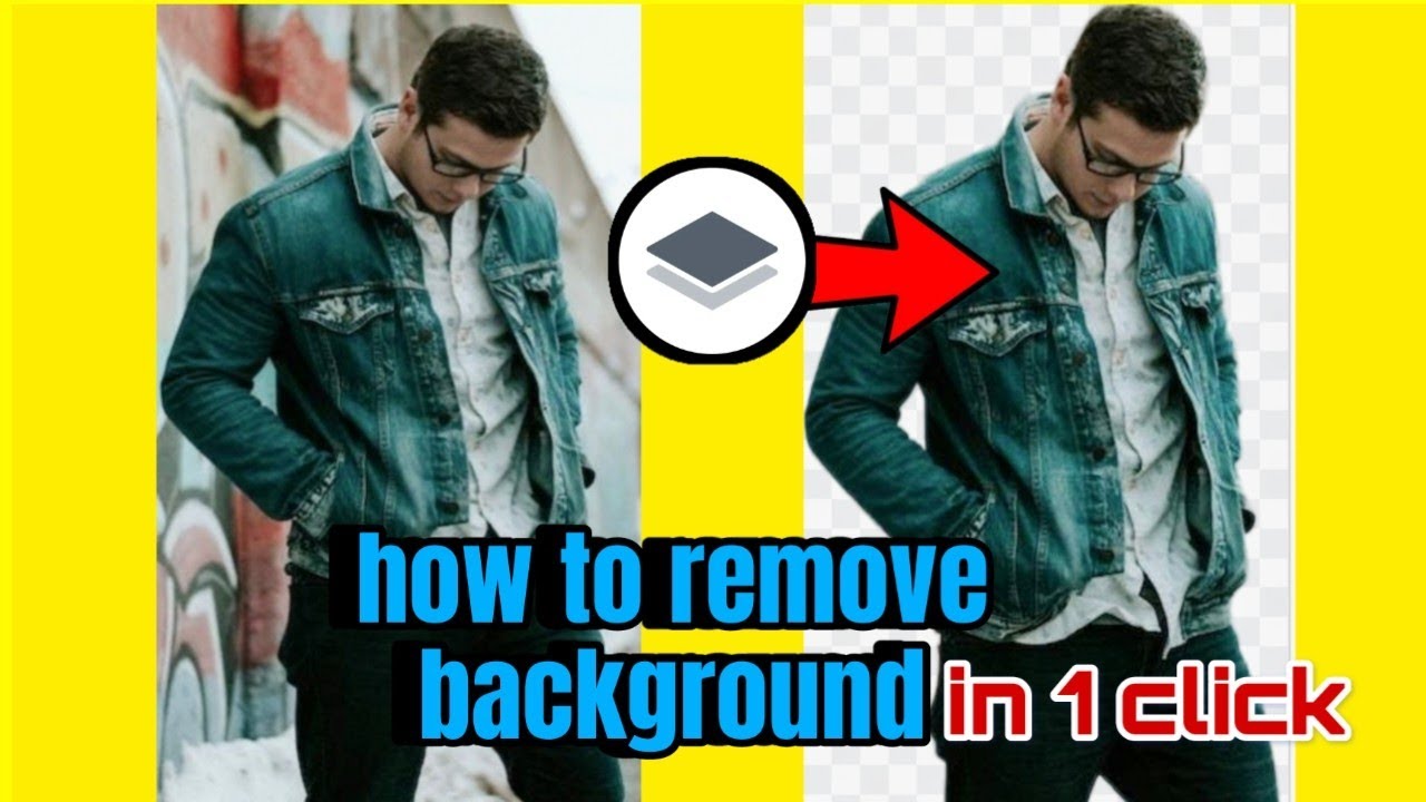 How to remove background in 1 click how to remove background