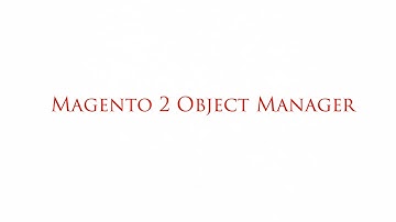 Magento Object Manager #objectmanager