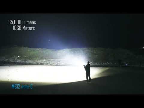 IMALENT MS12 LED Flashlight - 65,000 lumens