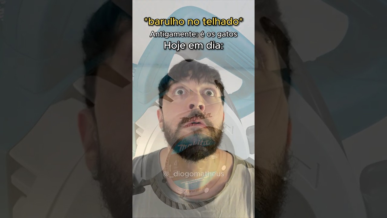 BARULHO NO TELHADO ANTIGAMENTE X HJ EM DIA