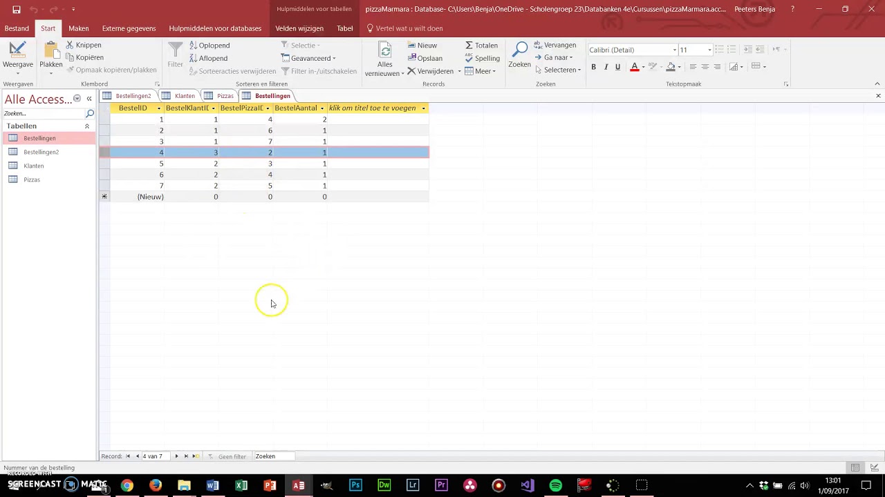 Update 12 Microsoft Access: Relaties tussen tabellen