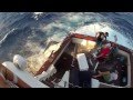 600lb Black Marlin Jumps in Boat and Lands on the Crew!  Captured on 4 different cameras! Very Scary