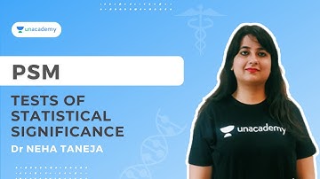 Tests of Statistical Significance | Community Medicine | INI-CET 2021 | Dr Neha Taneja
