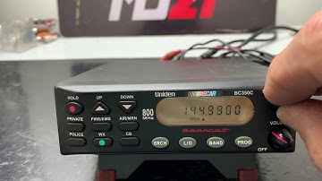 RECEIVER Uniden BC350C VHF/UHF Multibanda - MD27 São Paulo Brasil