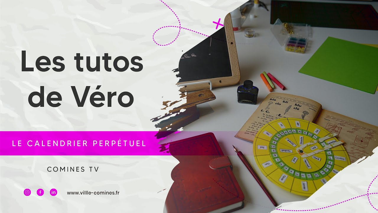 Les tutos de Véro : le calendrier perpétuel