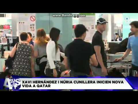 ¡Xavi Hernández y Núria Cunillera parten hacia Qatar ...