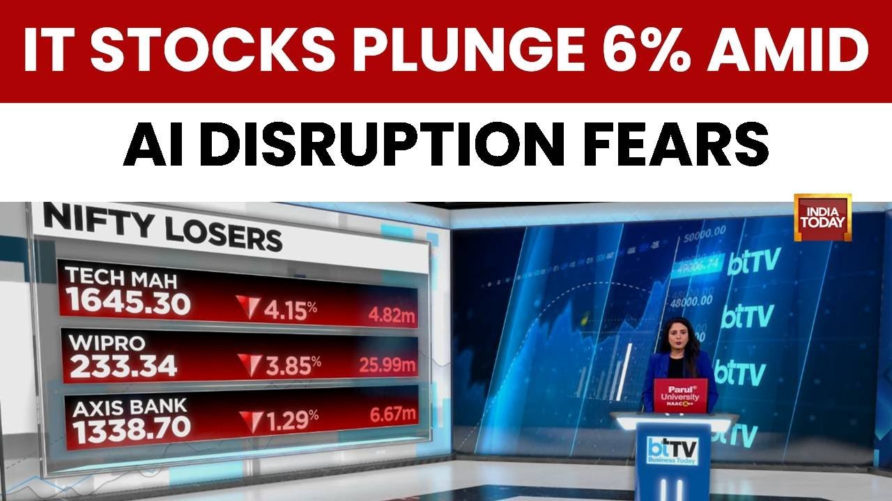 Markets Choppy Despite India-US Deal: Nifty IT Index Tanks 6% As AI Fears Wipe Out ₹2 Lakh Crore