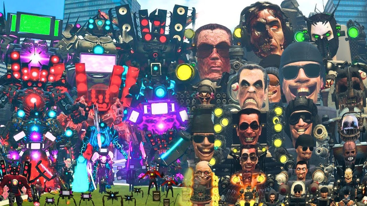 ULTIMATE BATTLE ⚔️ ALL SKIBIDI TOILET BOSSES vs TITANS | Garry’s Mod