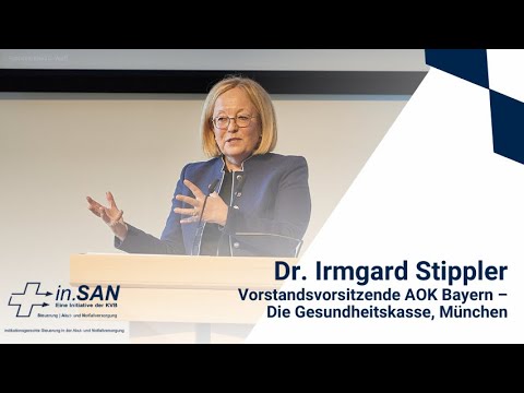 Irmgard Stippler von der AOK Bayern auf der in.SAN über Ansätze der Akut-und Notfallversorgung hqdefault