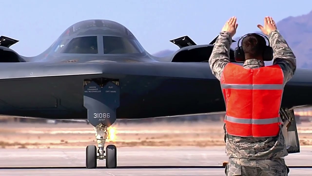THE $2 BILLION GHOST: B-2 Spirit Stealth Bomber In Action 🇺🇸