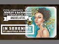 Serenity by Anastasia Koldareva  (Colouring the jewelry & background using Gelatos & Prismacolors)