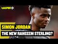 THE NEW STERLING Simon Jordan Questions Bukayo Saka After New Arsenal Contract 