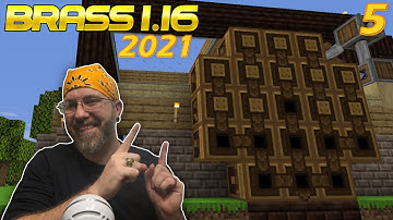 Lets Play Brass 1.16 EP 5 - Create Mechanical Crafter! Create Rotation Speed Controller! Automation!