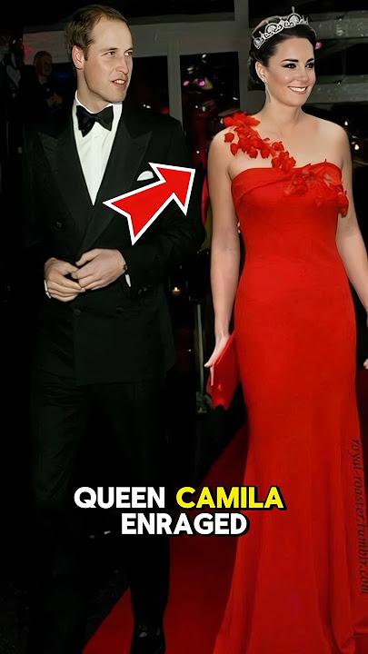 Queen Camilla Furious as Princess Catherine Wears Queen Elizabeth’s Iconic Tiara 😳 #shorts #ukroyals