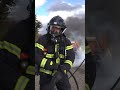 Firefighters vs. Burning car