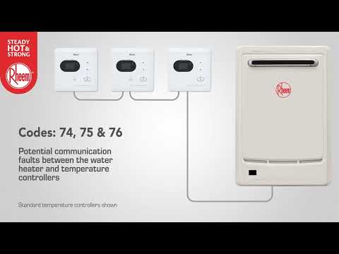 Rheem Tech Tips - Continuous Flow Error Codes and Maintenance Information