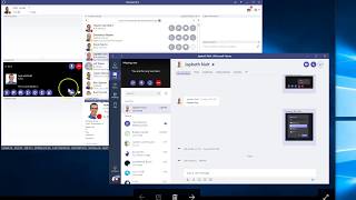 Microsoft Teams Attendant Console / Receptionist / Operator Console User Interface for Attendant Pro
