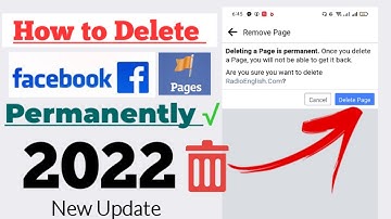 How to Delete Facebook Page Permanently 2022 | | How to Delete Page on Facebook