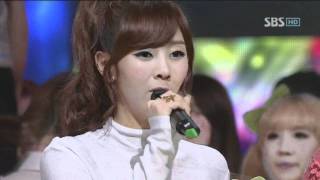 Mutizen Song - G NA (뮤티즌송-지나) @SBS Inkigayo 인기가요 20110227