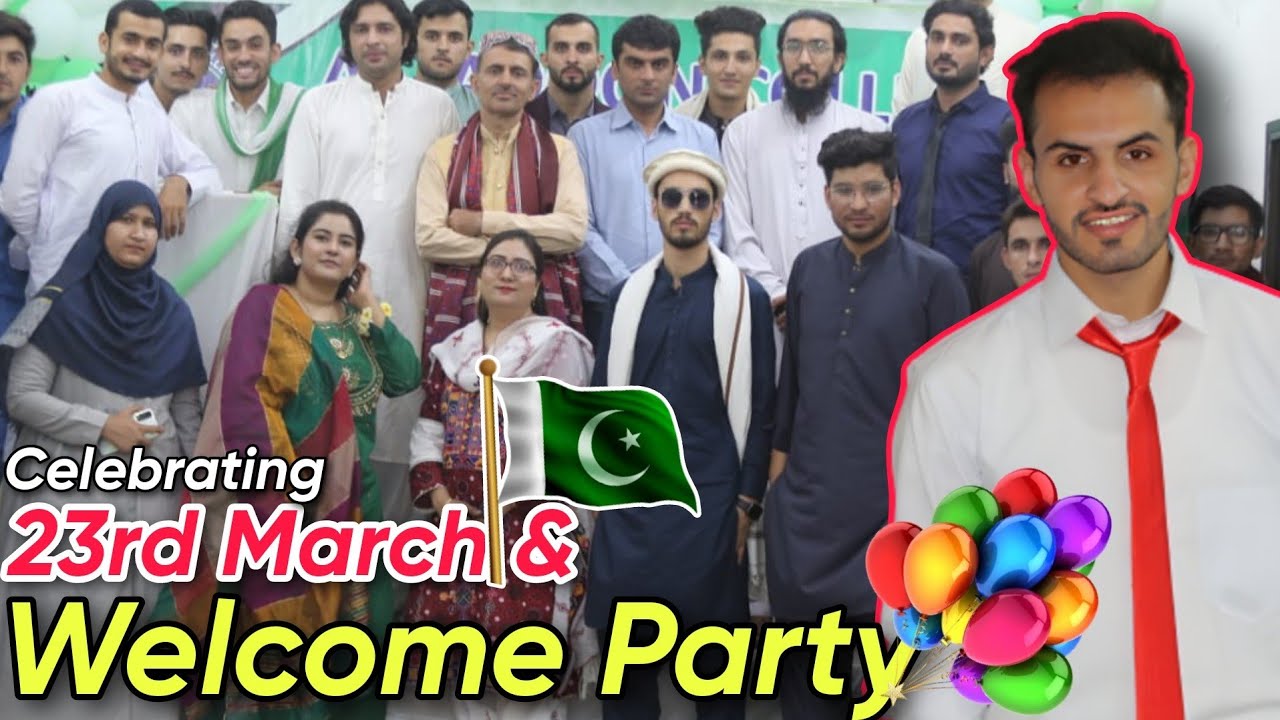 Celebrating 23rd March & Welcome party 🥳 in College | Hanif khan vlogs
