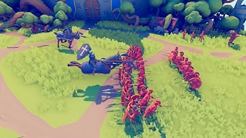 5 Cavalry(Secret Unit) vs Every Unit + Location - TABS Battle and Campaign Creator Update