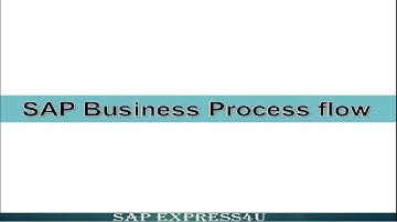 SAP Business Process flow overview for beginners. S.No #1