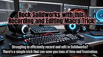 Rock Solidworks with this Recording and Editing Macro Trick!