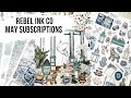 Unboxing ALL MAY 2023 Rebel ink co SUBSCRIPTIONS and my exclusive freebie || GIVEAWAY INCLUDED