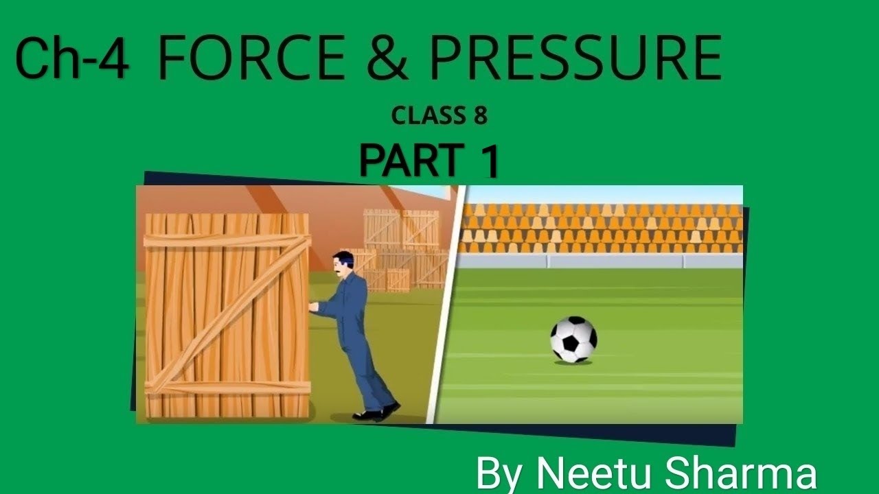 Class-VIII, Chapter 4, Force and Pressure Part 1 - YouTube