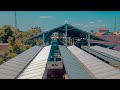 HUNTING SANTAI KERETA API DARI JPO STASIUN HAURGEULIS