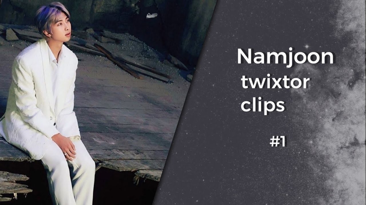 namjoon/rm twixtor clips for edits #1