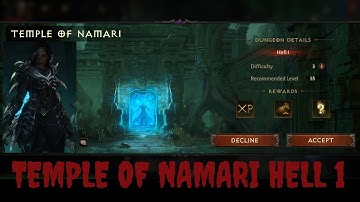 Temple of Namari Hell l - Sargoth - Necromancer - Gameplay - Diablo Immortal - Closed Beta