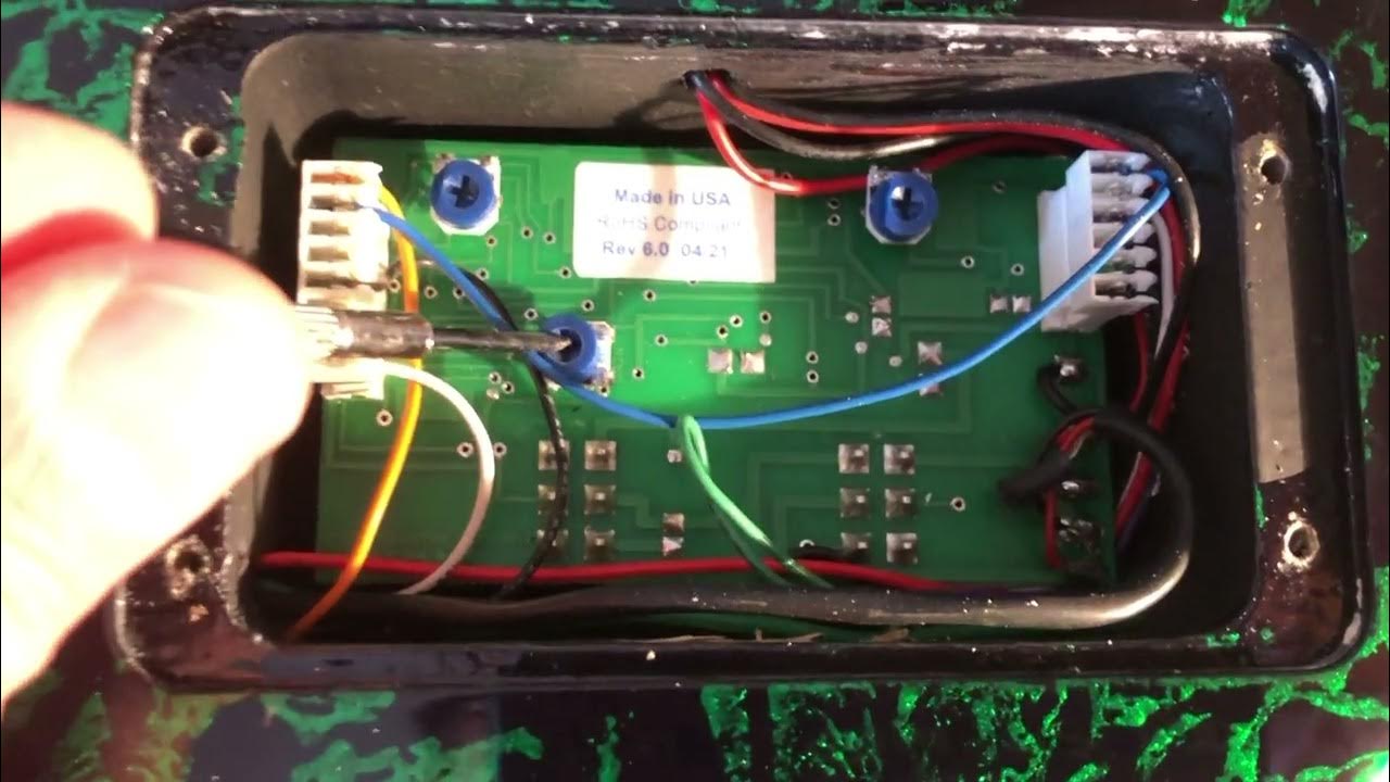 How to setup a sustainiac pickup on Schecter guitars - YouTube