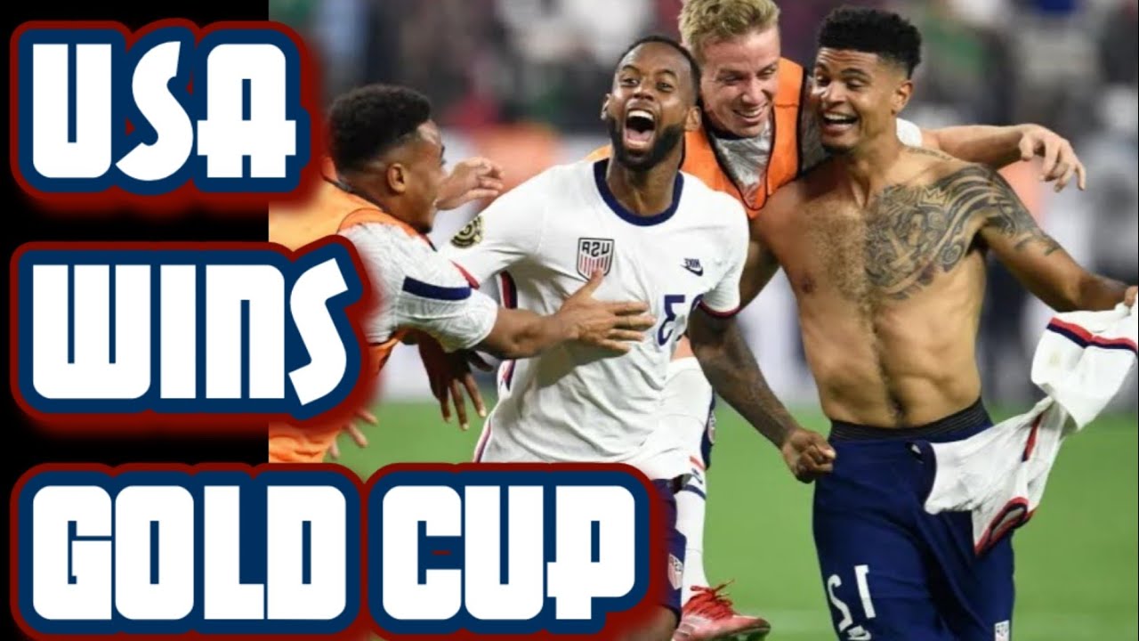 USA Wins Gold Cup USA vs Mexico Reaction YouTube