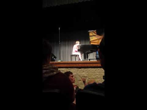 Seth Betz from Clintonville High School performing his own song