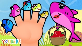 Baby Shark Finger Family | YouKids Nursery Rhymes