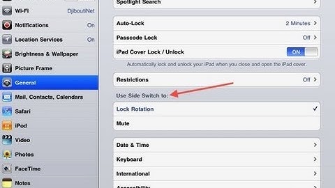 How To Lock Screen Rotation on Ipad/Iphone/Ipod