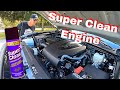 CLEANING A DIRTY ENGINE BAY WITH SUPER CLEAN DEGREASER ON A 2019 TACOMA - Realistic Detailing