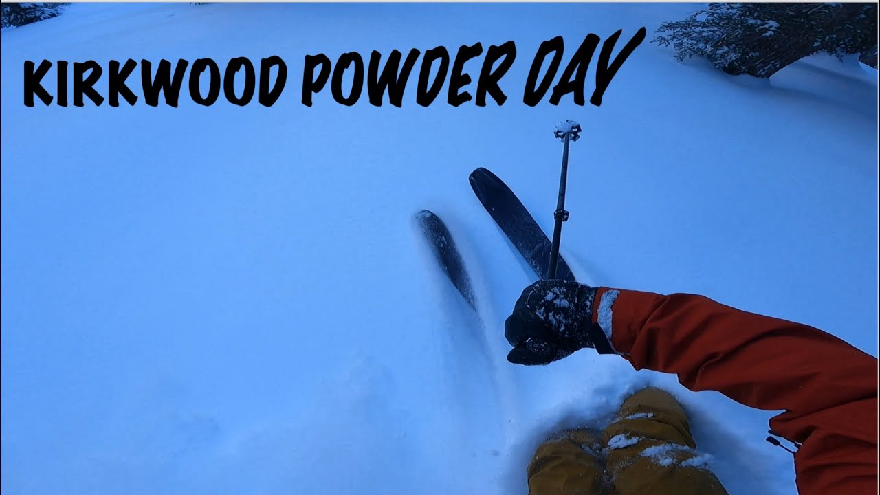 POV skiing a Kirkwood powder day - YouTube