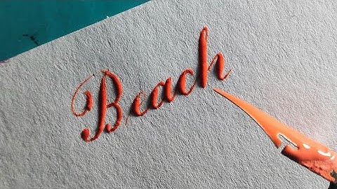 Cursive practice |ASMR #cursive #calligraphy