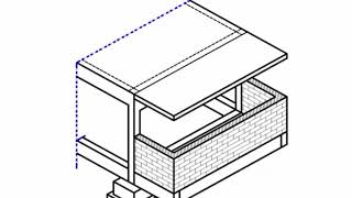 اقصى بروز استطيع ان  اصممه للعمارة  CANTILEVER   او البلكونه الخارجية .