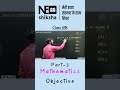 Part-3 Class 10th Maths Objective Questions | Board Exam Special | By Deepak Sir | Neo Shiksha