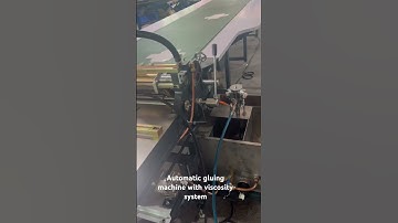 Automatic gluing machine with   viscosity system