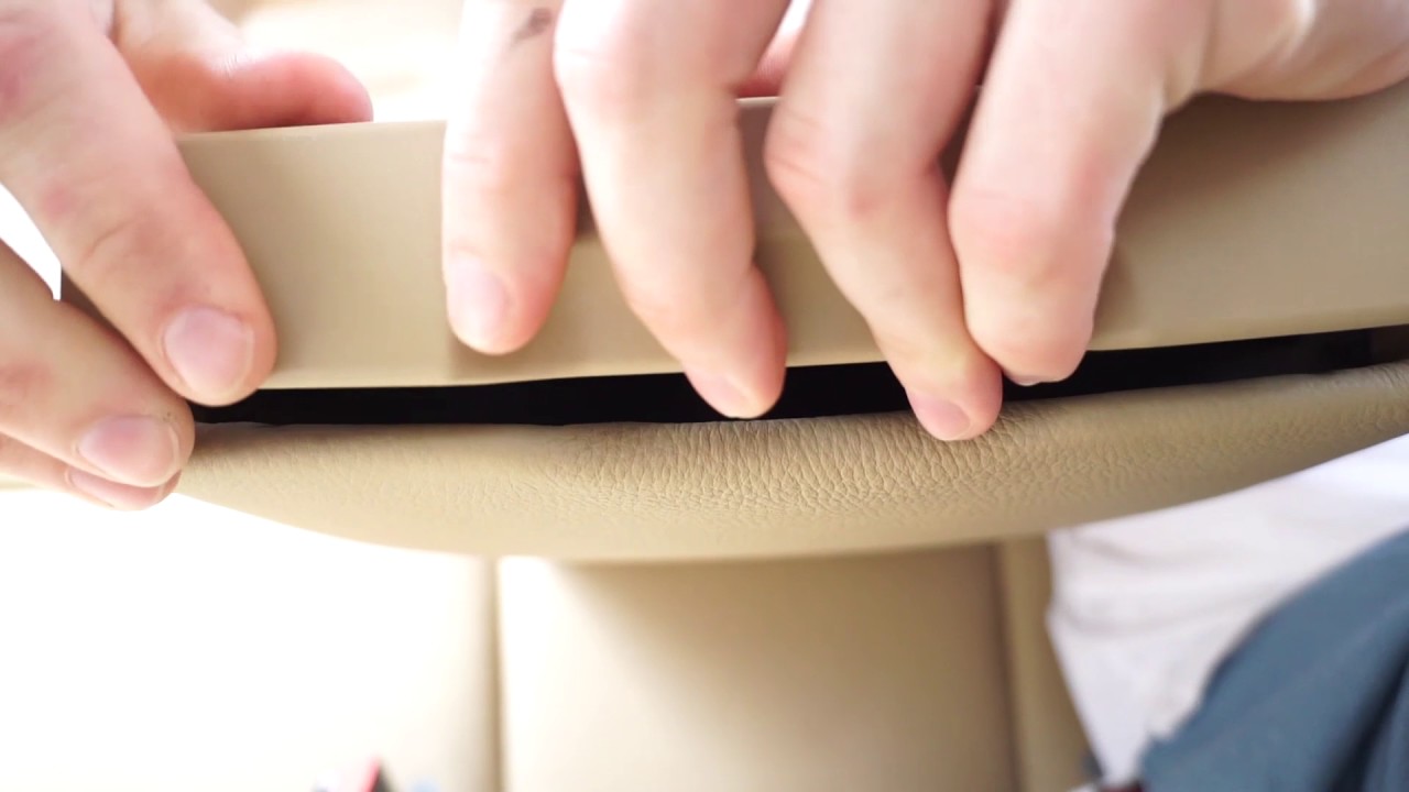 How to remove rear cup holder BMW e90 e93 2007 2012 YouTube