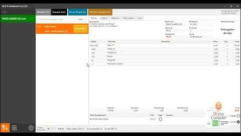 DC Manaus - DashBoard do delivery colibri  - filtros e arquivamentos de pedidos