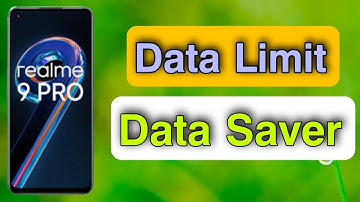 Data Limit Setting Realme 9 pro | Realme 9 Pro Me Data Save kaise kare ! Realme 9 Pro Data Saver