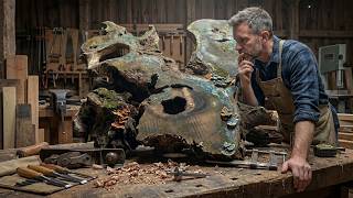 Watch & Incredibly Surprised! Transforming Discarded, Rotten Wood Into Million-dollar Pieces!