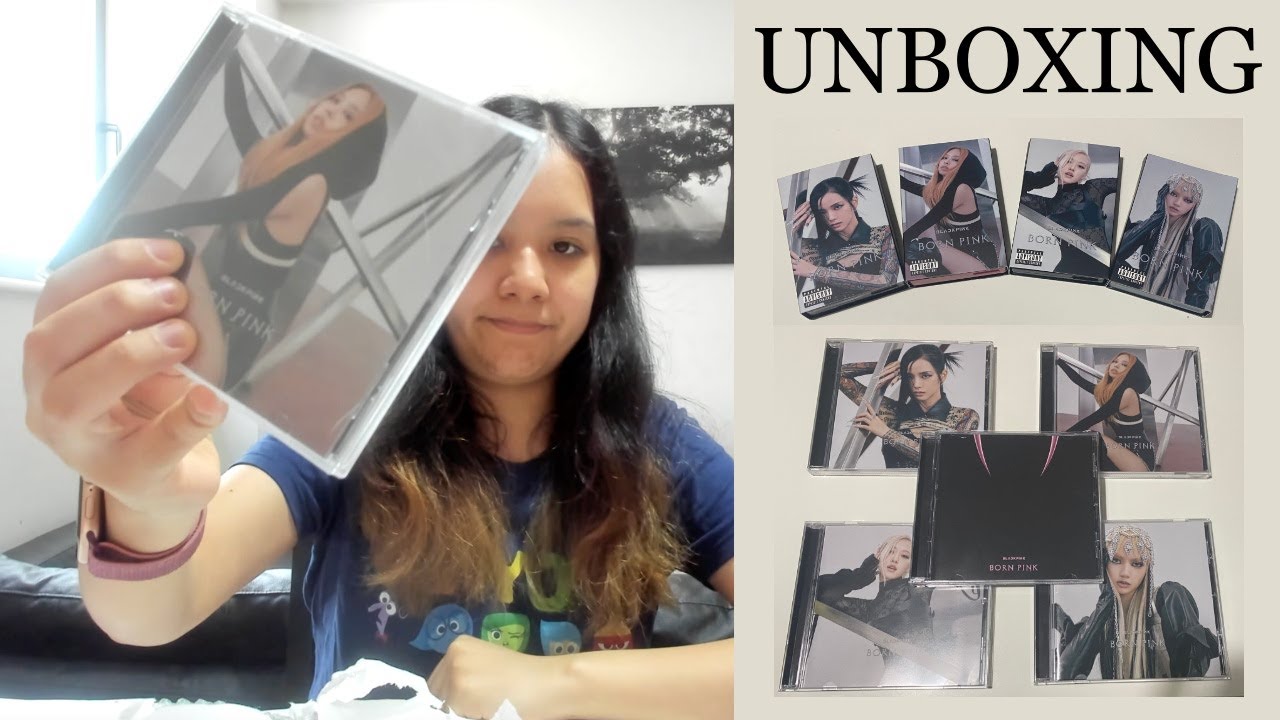 UNBOXING - BLACKPINK 'BORN PINK' CD Album + Cassettes (Jisoo