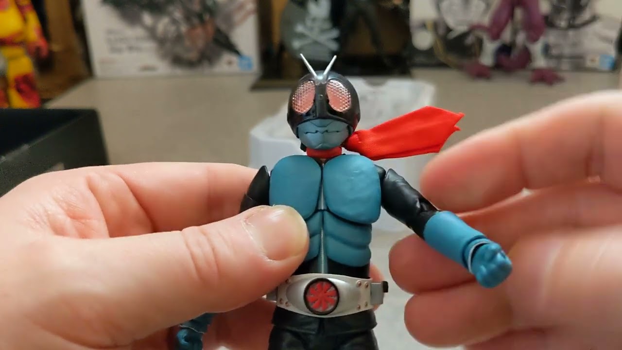 仮面ライダー旧1号 #真骨彫製法 #フィギュアーツ ブルーで格好良い 